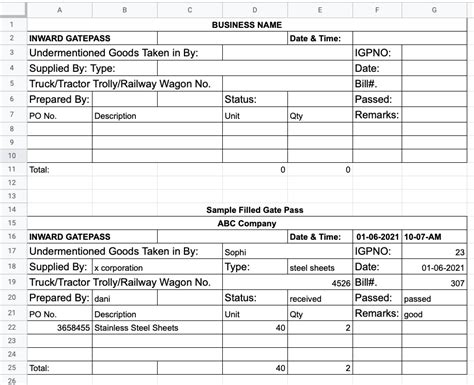 gate pass sample|Gate Pass Format For Goods Sample Free Download.